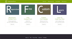 Desktop Screenshot of freecontactform.com